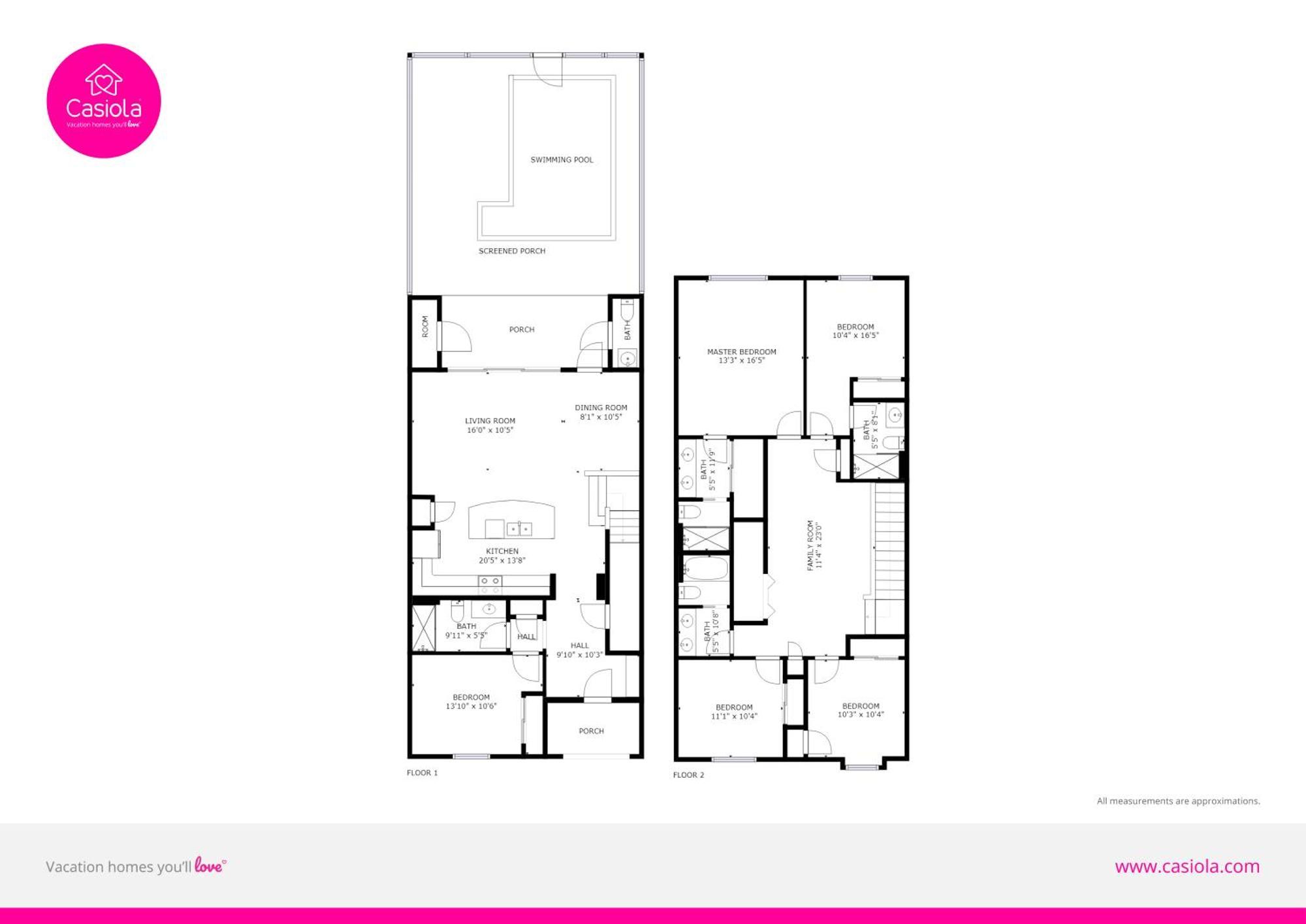 Beautiful Townhome Wprivate Pool 7 Mi To Disney Kissimmee Eksteriør bilde